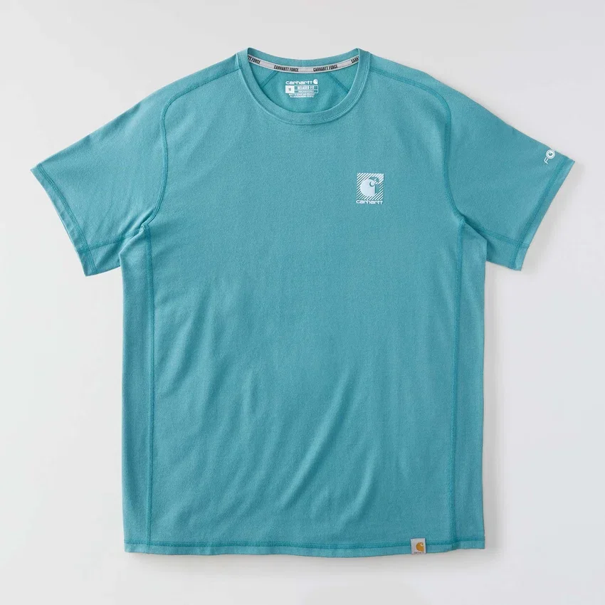 Camisas Force respiráveis com logótipo e absorção de humidade