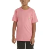 Camisas infantis de manguitos curtos com bolso (bebés/crianças/jovens)