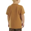 Camisas infantis de manguitos curtos com bolso (bebés/crianças/jovens)