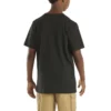 Camisas infantis de manguitos curtos com bolso (bebés/crianças/jovens)