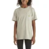 Camisas infantis de manguitos curtos com bolso (bebés/crianças/jovens)