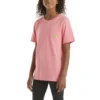 Camisas infantis de manguitos curtos com bolso (bebés/crianças/jovens)