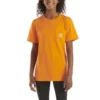 Camisas infantis de manguitos curtos com bolso (bebés/crianças/jovens)