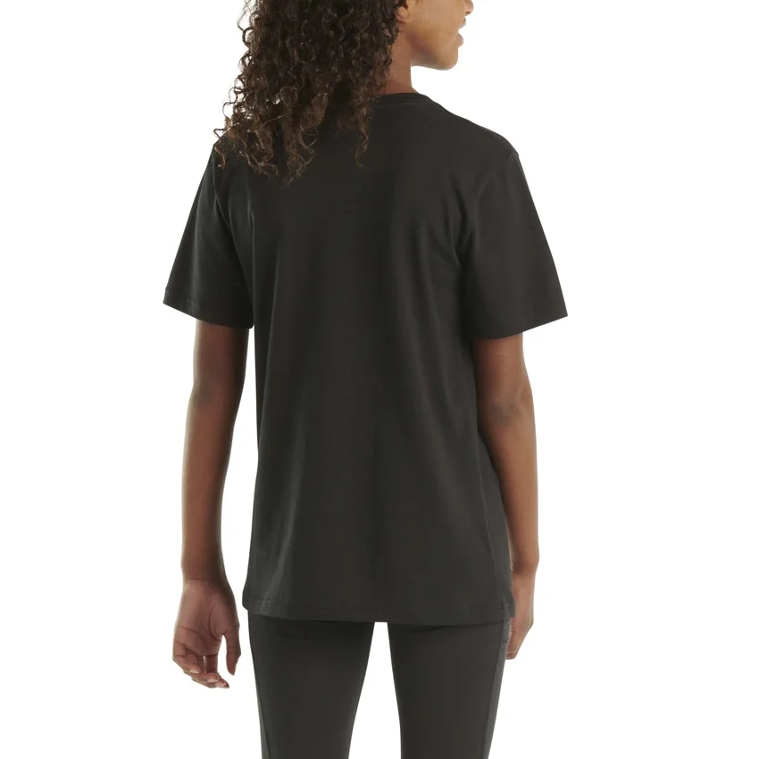 Camisas infantis de manguitos curtos com bolso (bebés/crianças/jovens)