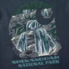 Camisas masculinas com motivo gráfico do Parque Nacional de Shenandoah