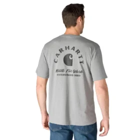 Camisas masculinas de trabalho com gráfico «Irvine» de corte descontraído