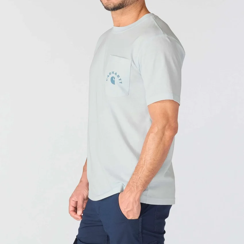 Camisas masculinas de trabalho com gráfico «Irvine» de corte descontraído
