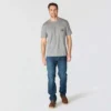 Camisas masculinas de trabalho com gráfico «Irvine» de corte descontraído