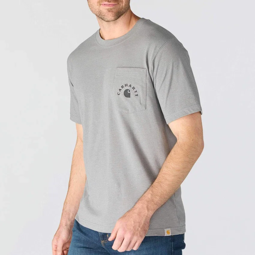 Camisas masculinas de trabalho com gráfico «Irvine» de corte descontraído