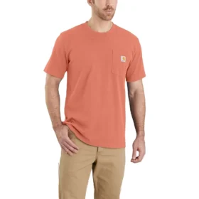 Camisas masculinas Dearborn de corte descontraído, tecido pesado e com bolsos