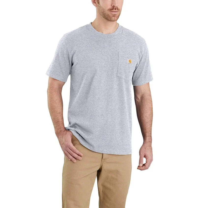 Camisas masculinas Dearborn de corte descontraído, tecido pesado e com bolsos