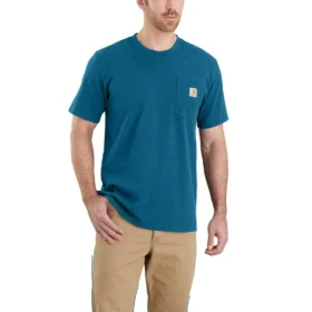Camisas masculinas Dearborn de corte descontraído, tecido pesado e com bolsos