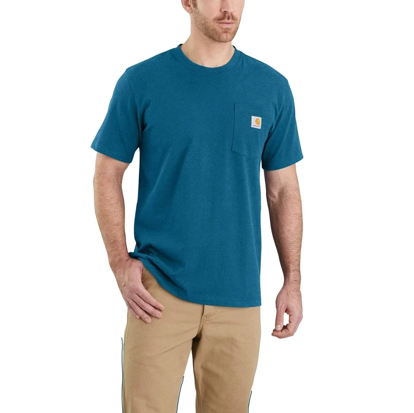 Camisas masculinas Dearborn de corte descontraído, tecido pesado e com bolsos