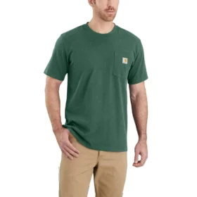 Camisas masculinas Dearborn de corte descontraído, tecido pesado e com bolsos