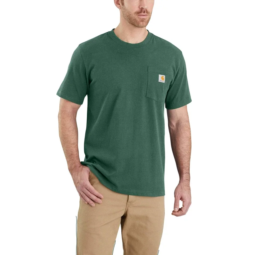 Camisas masculinas Dearborn de corte descontraído, tecido pesado e com bolsos