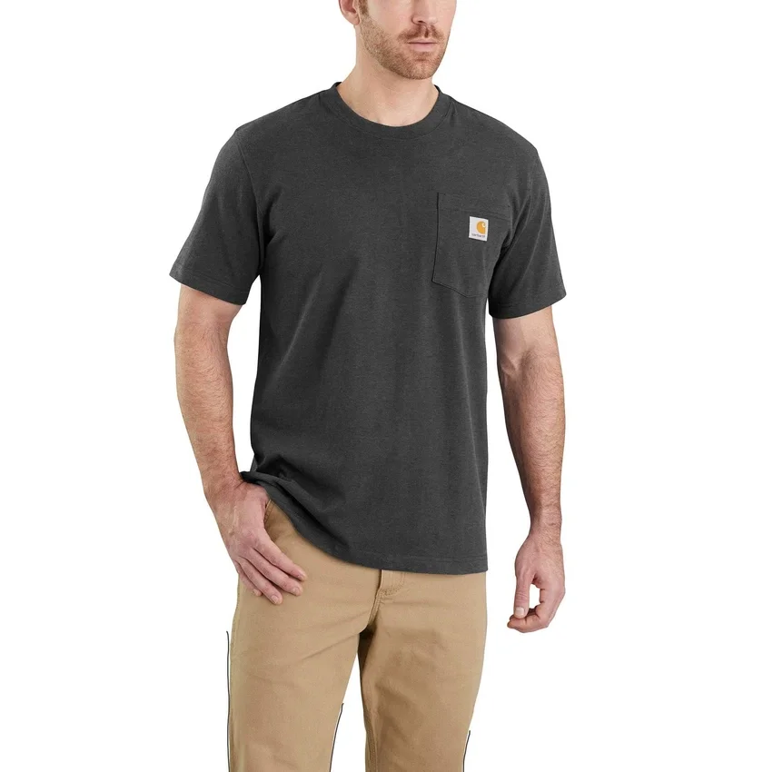 Camisas masculinas Dearborn de corte descontraído, tecido pesado e com bolsos