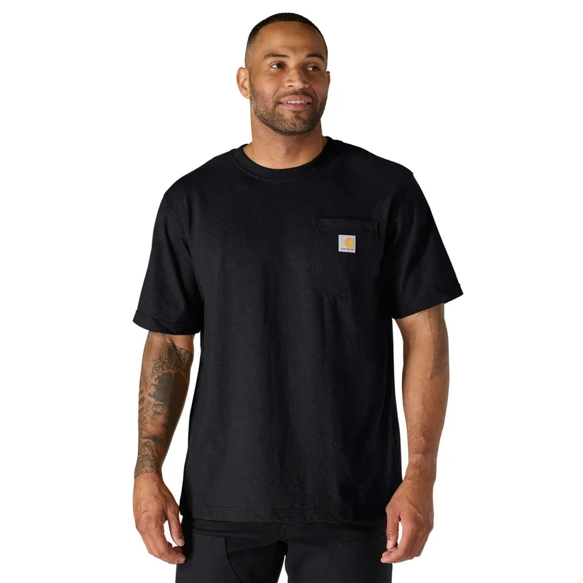 Camisas masculinas Dearborn de corte descontraído, tecido pesado e com bolsos