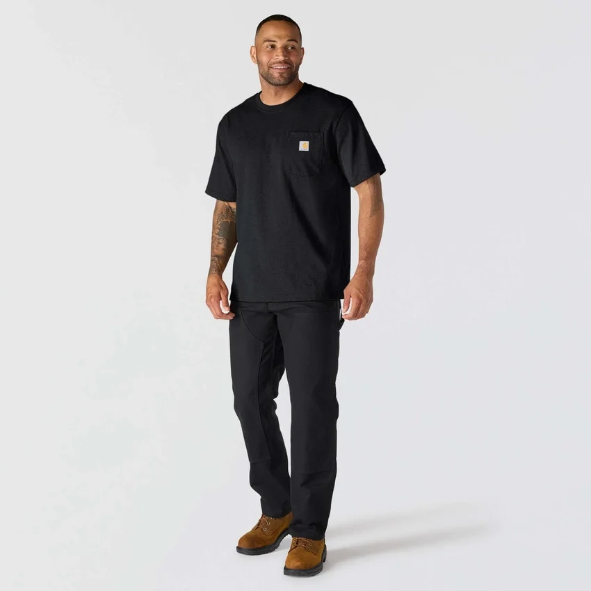Camisas masculinas Dearborn de corte descontraído, tecido pesado e com bolsos