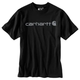 Camisas masculinas Dearborn de corte largo e tecido pesado com logótipo