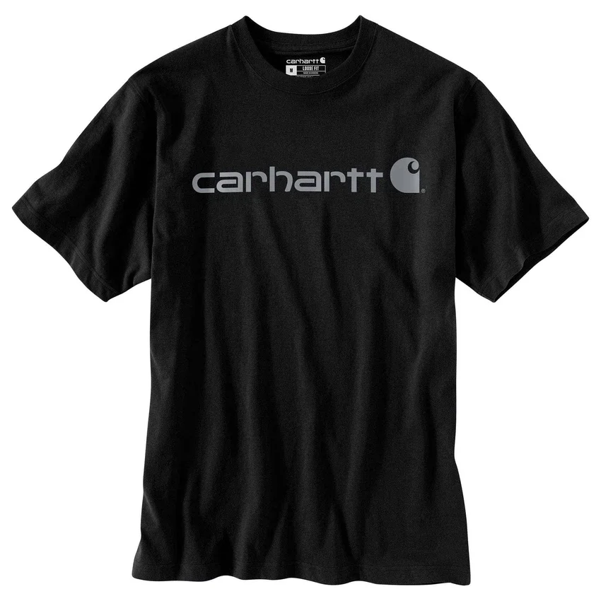Camisas masculinas Dearborn de corte largo e tecido pesado com logótipo