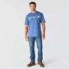 Camisas masculinas Dearborn de corte largo e tecido pesado com logótipo