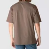 Camisas masculinas Dearborn de corte largo e tecido pesado com logótipo