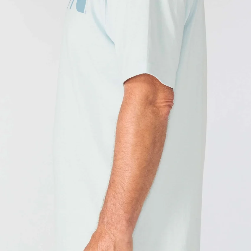 Camisas masculinas Dearborn de corte largo e tecido pesado com logótipo
