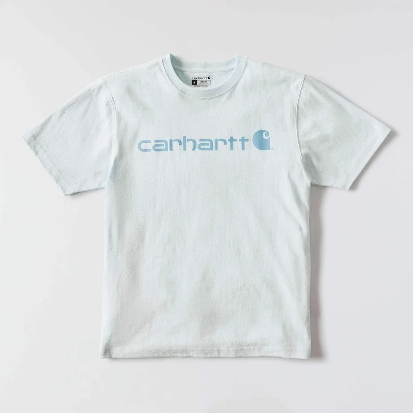 Camisas masculinas Dearborn de corte largo e tecido pesado com logótipo