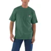 Camisas masculinas icônicas K87 de corte largo e tecido pesado com bolso