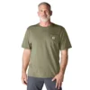 Camisas masculinas icônicas K87 de corte largo e tecido pesado com bolso