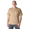 Camisas masculinas icônicas K87 de corte largo e tecido pesado com bolso