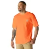 Camisas masculinas icônicas K87 de corte largo e tecido pesado com bolso