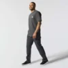 Camisas masculinas icônicas K87 de corte largo e tecido pesado com bolso