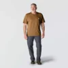 Camisas masculinas icônicas K87 de corte largo e tecido pesado com bolso