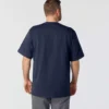 Camisas masculinas icônicas K87 de corte largo e tecido pesado com bolso