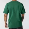 Camisas masculinas icônicas K87 de corte largo e tecido pesado com bolso
