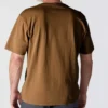 Camisas masculinas icônicas K87 de corte largo e tecido pesado com bolso