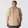 Camisas masculinas icônicas K87 de corte largo e tecido pesado com bolso