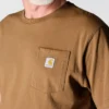 Camisas masculinas icônicas K87 de corte largo e tecido pesado com bolso
