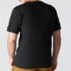 Camisas masculinas icônicas K87 de corte largo e tecido pesado com bolso
