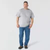 Camisas masculinas icônicas K87 de corte largo e tecido pesado com bolso