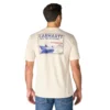 Camisas masculinas Irvine de corte descontraído com grafismo de barco