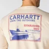 Camisas masculinas Irvine de corte descontraído com grafismo de barco