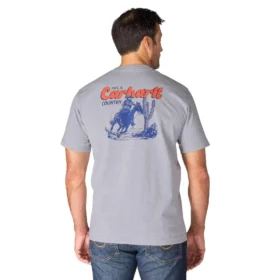 Camisas masculinas Irvine de corte descontraído com grafismo de cavalo