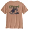 Camisas masculinas Irvine de corte descontraído com grafismo de cavalo