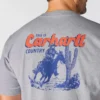 Camisas masculinas Irvine de corte descontraído com grafismo de cavalo
