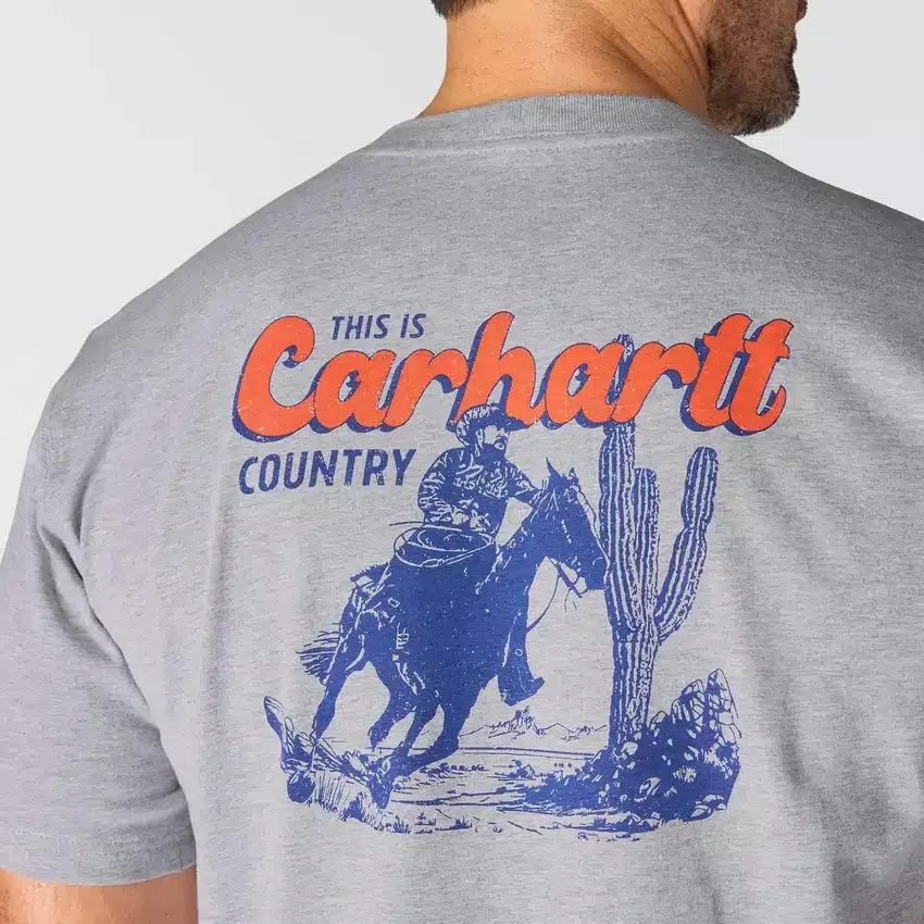 Camisas masculinas Irvine de corte descontraído com grafismo de cavalo