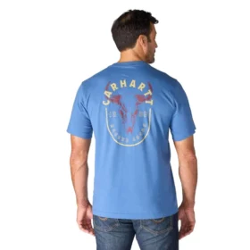 Camisas masculinas Irvine de corte descontraído com grafismo de caveira