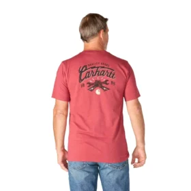 Camisas masculinas Irvine de corte descontraído com grafismo de chave inglesa