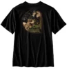Camisas masculinas Irvine de corte descontraído com grafismo de cão